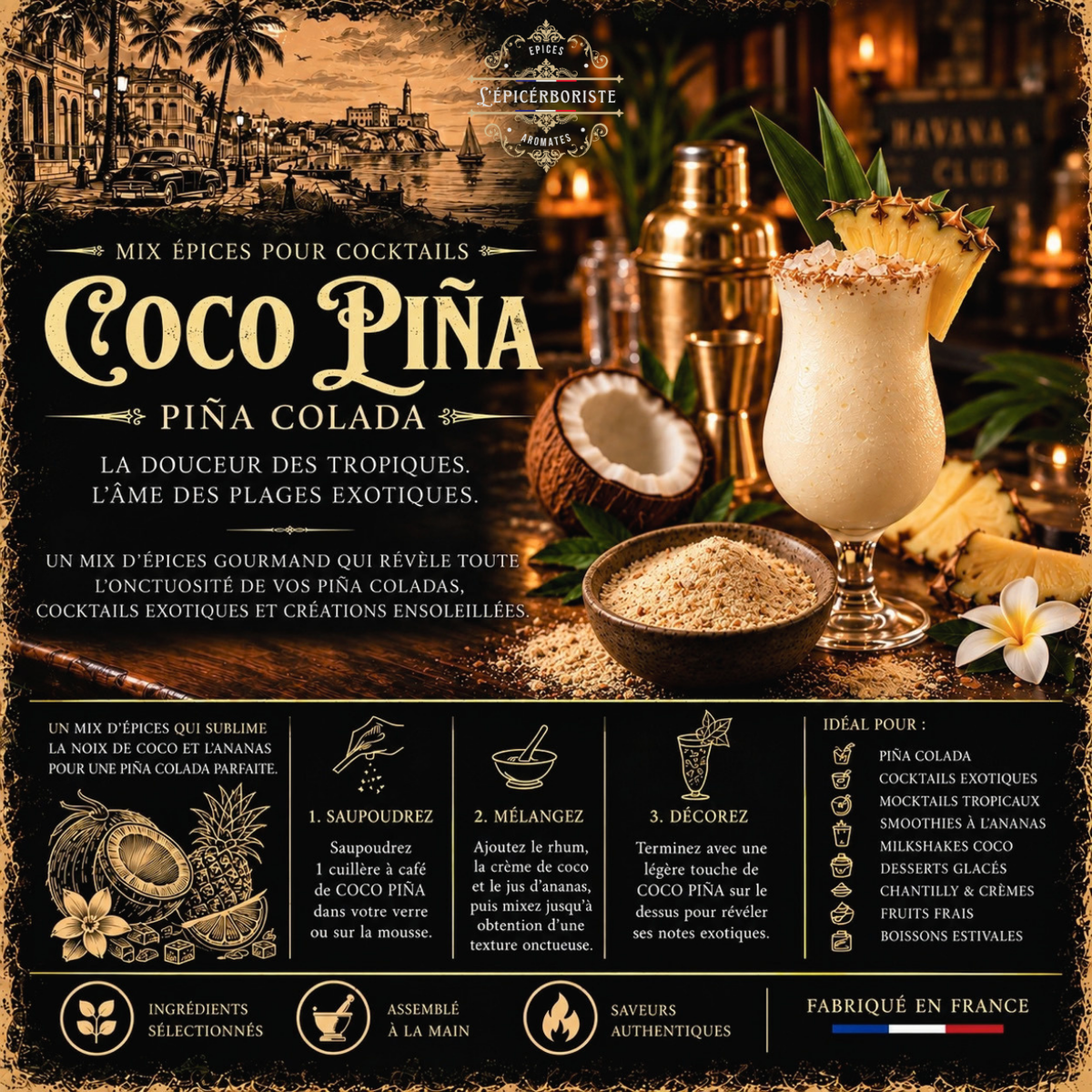 Cocktail N°2 - COCO PIÑA - 25gr