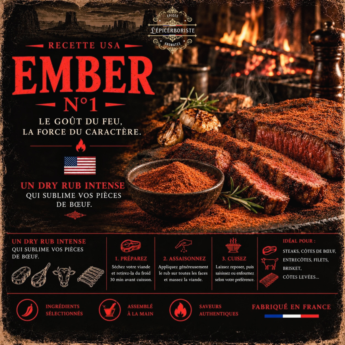 EMBER N°1 - Viandes Rouges - 25gr