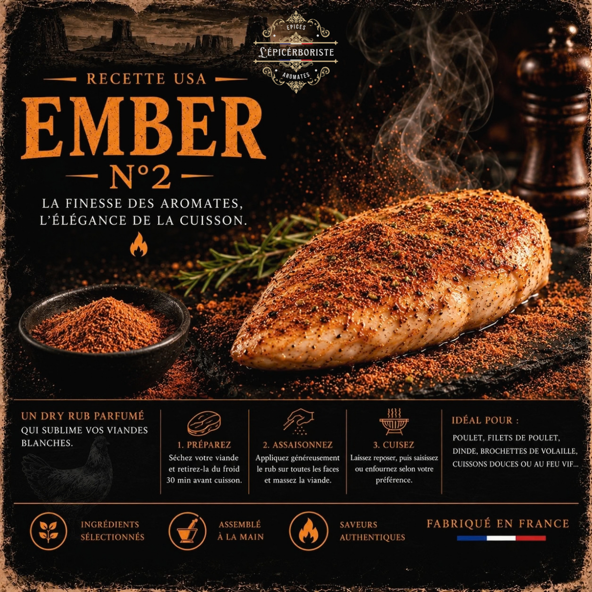 EMBER N°2 - Viandes Blanches - 25gr