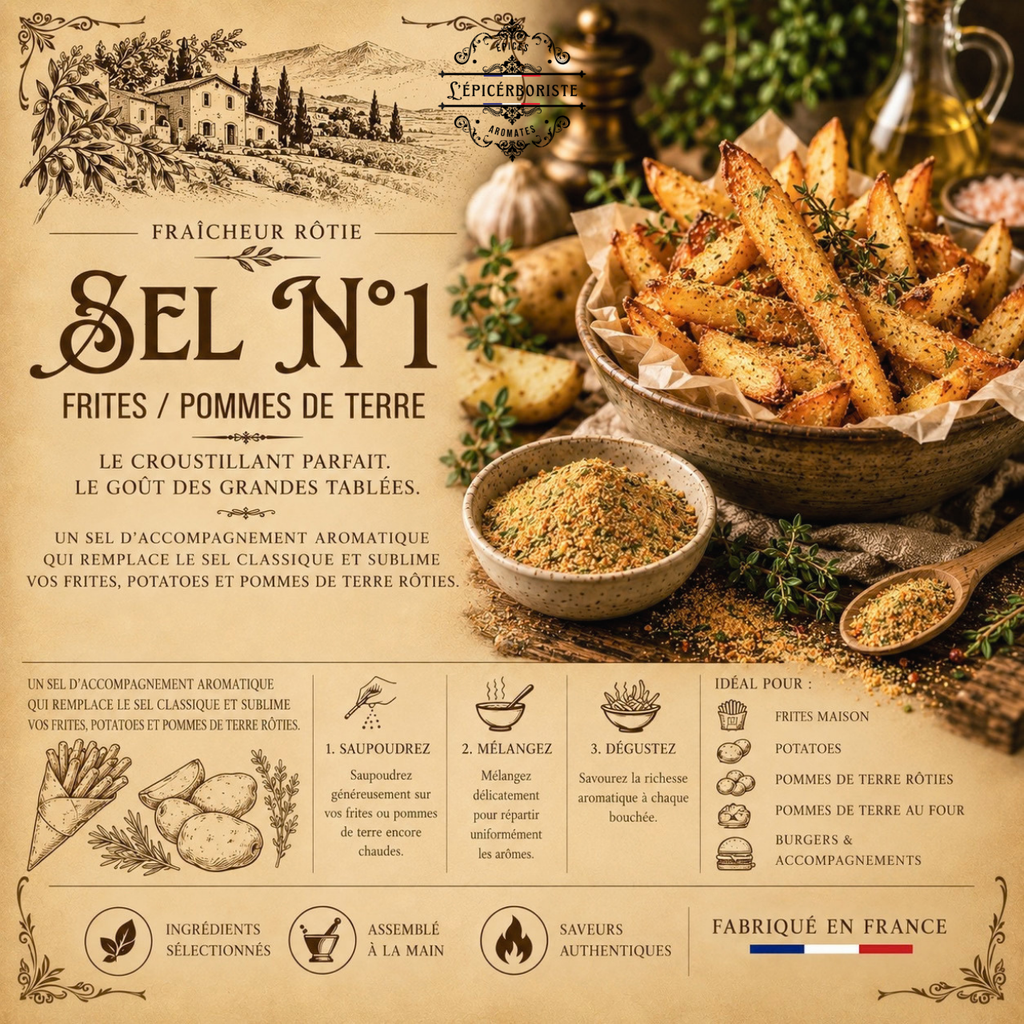 SEL N°1 - Frites & Pommes de terre - 25gr